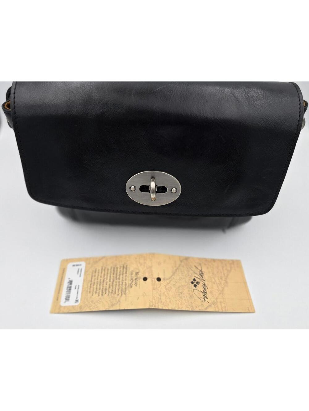 NWT Patricia Nash Black Gradina Flap Leather Crossbody Purse - Picture 5 of 9